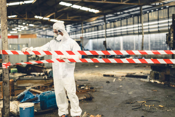 Professional Unattended Death Cleanup technician working in Washington, NC